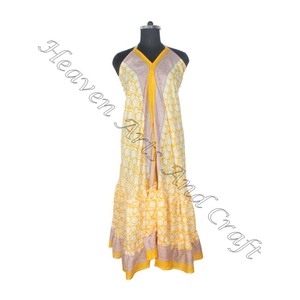 SD007 Saree / Sari / Shari Vêtements indiens et pakistanais de l'Inde Hippy Boho Fabricant et exportateur de vêtements pour femmes Vintage Sari - Product Image 5