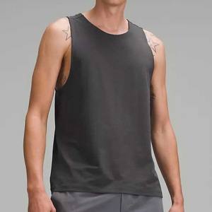 Venta al por mayor de alta calidad Cool Feel camiseta sin mangas chaleco personalizado verano Cool Touch camiseta gimnasio camiseta sin mangas para hombres - Product Image 6