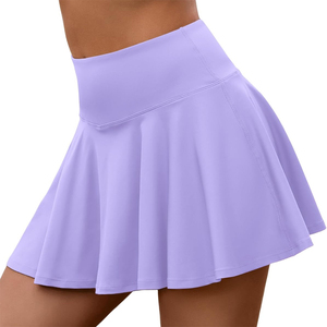 Jupe de tennis sport pour femme, dernier design, évacuation de l'humidité à l'avant, séchage rapide, respirante, vêtements de sport en spandex et polyester - Product Image 3