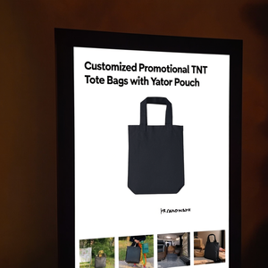 Borsa Promozionale TNT Personalizzata con Tasca Yator - Product Image 3