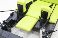 Machine de Pilates Reformer en aluminium, extensible et pliable, avec espace de rangement vertical, gain de place pour la maison, le studio ou la salle de sport