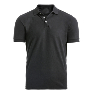เสื้อเชิ้ตผู้ชาย ผ้าฝ้าย 100% พิมพ์ลายดิจิทัลตามสั่ง ระบายอากาศได้ดี สไตล์ลำลอง สีพื้น ผ้าถักแบบสั้น ใยไผ่ - Product Image 4