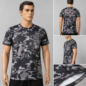 เสื้อยืดลำลองผู้ชายลายพิมพ์แบบซับลิเมชั่น ดีไซน์ใหม่ สำหรับฤดูร้อน ขายส่ง ผลิตจากโพลีเอสเตอร์ 100% น้ำหนักเบา ระบายอากาศได้ดี ซับเหงื่อ ทรงหลวม - Product Image 1