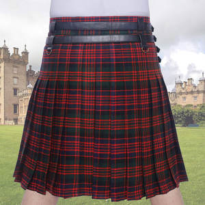 Kilts utilitaires hybrides ajustables Macdonald Tartan de 16 oz pour hommes avec poche avant amovible OEM ODM - Product Image 5
