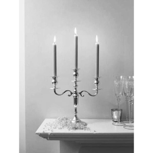 Candélabre décoratif pour la maison le plus vendu bougeoir de luxe en métal argenté de qualité candélabre de décor d'hôtel à la maison au prix le moins cher - Product Image 6