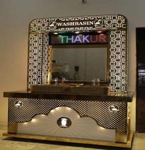 Comptoir d'affichage de mariage dans la finition d'or pour la restauration et la décoration - Product Image 1