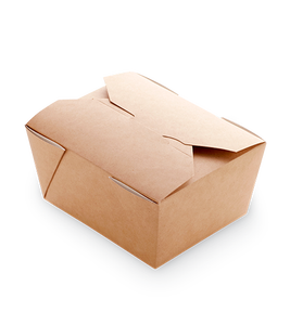 กล่องพับได้ OSQ 600 แบบขายส่ง กล่องคราฟท์สำหรับอาหารแบบนำกลับบ้าน ป้องกันคราบไขมันและกันรั่วซึม พร้อมใช้งานสำหรับร้านจัดเลี้ยง ร้านอาหาร และร้านกาแฟ - Product Image 4