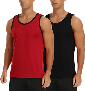 Workout Custom Logo 95% Polyester 5% Spandex Fitness <b>Men</b> Sleeveless Tank Tops in Bulk custom sleeveless <b>t</b> <b>shirt</b> for <b>men</b> - Product Image 2