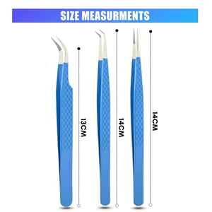 Pinzas duraderas de precisión con diseño de gatito recubierto de papel, colección de etiquetas privadas, pinzas de pestañas de acero inoxidable, extensión de pestañas - Product Image 5