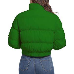 Abrigo de moda para mujer de alta demanda, chaqueta acolchada de lona al por mayor, ropa de abrigo ligera transpirable con estilo cálido para invierno - Product Image 6