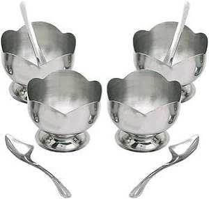 Custom Logo Stainless Steel Ice Cream Cup for Home Hotel Restaurant Party Birthday Celebrations-Kitchenware Decorative <b>Element</b> - Product Image 2