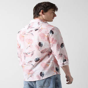 OEM Men's 100% Organic Cotton <b>Flannel</b> Shirt Turn-down Collar XL Plus Size Long Sleeve Casual Shirts for Teenagers - Product Image 5