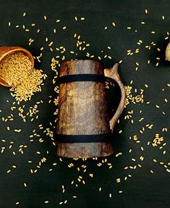 แก้วเบียร์ไม้ทำมือ ไม้เผา รักษ์โลก พกพาสะดวก สำหรับผู้ชาย ตั้งแคมป์ เดินทาง ท่องเที่ยวกลางแจ้ง สลักลาย - Product Image 2