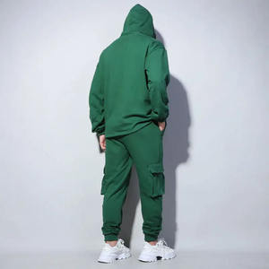 Vente en gros OEM ODM de vêtements de fitness actifs unisexe et de jogging ensemble de survêtements pour hommes grande taille polaire vierge avec logo imprimé - Product Image 3