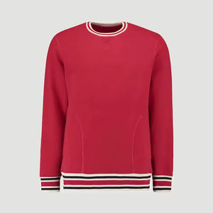 เสื้อสเวตเชิ้ตโอเวอร์ไซส์แบบสั่งทำขายส่งสำหรับทุกเพศ แขนยาว ผ้าฝ้ายเรียบ น้ำหนักมาก สำหรับผู้ชายในฤดูหนาว - Product Image 5