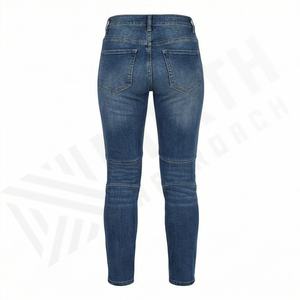 Pantalones Vaqueros Reforzados para Motociclismo para Mujer, Pantalones de Carreras con Forro de Aramida y Acolchado Extraíble, Nuevos - Product Image 2