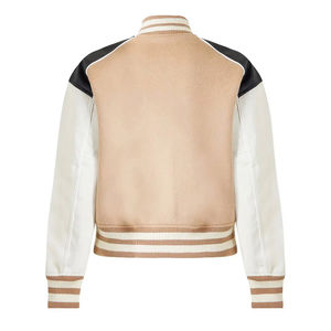 Veste universitaire de baseball en cuir de base personnalisée pour hommes, vêtements d'extérieur à col montant avec design Letterman, nouvelle tenue bombardier de base - Product Image 5