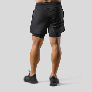 Pantalones Cortos Deportivos 2 en 1 para Hombre, con Cordón, Secado Rápido, Transpirables, Servicio OEM, para Entrenamiento y Running - Product Image 6