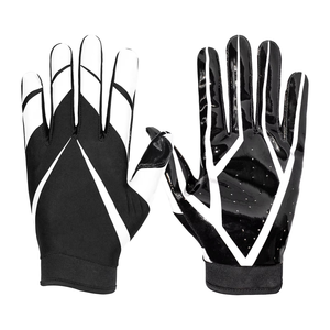 Gants de football américain en latex imprimés sur mesure de haute qualité avec paume antidérapante pour les sports de plein air - Product Image 2