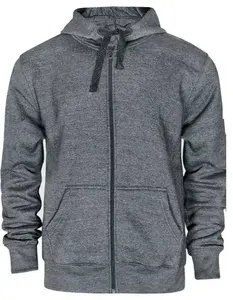 2025 Style Personnalisable 400 GSM Full Zip Fleece Hoodie Design élégant avec poches Impression numérique pour l'hiver - Product Image 1
