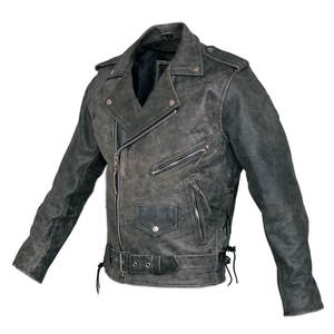 Chaqueta clásica de cuero para hombre, precio asequible, venta al por mayor, 2025, con impresión de logotipo personalizado, chaqueta transpirable a prueba de viento para hombre - Product Image 3