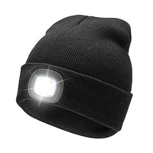 Bonnet en tricot uni personnalisé en gros avec logo, bonnet d'hiver épais unisexe de haute qualité - Product Image 6
