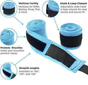 Vendas de manos de boxeo personalizadas de camuflaje de alta calidad, impresión por sublimación, precio al por mayor, vendas de manos - Product Image 3