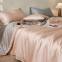 Ensemble de literie en Tencel rafraîchissant avec un mélange de lin naturel doux pour la peau, linge de lit doux lavable en machine pour toutes les saisons