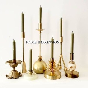 เชิงเทียนอลูมิเนียมแบบหรูหราอุปกรณ์เสริมสำหรับโต๊ะแฟนซีเชิงเทียน - Product Image 3