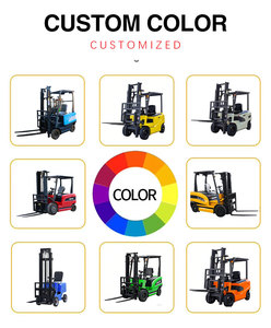 High Quality 1ton 2000kg 3000mm New <b>Model</b> 4-Wheel Electric Stacker Battery-Powered Pallet Jack Truck Core Motor PLC China - Product Image 4