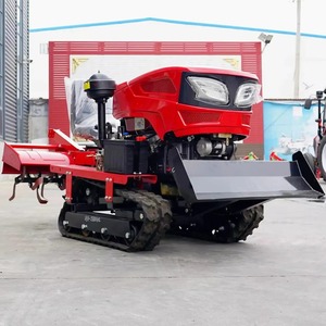 Tracteur agricole multifonctionnel à chenilles 21 CV 4x4 de bonne qualité à prix abordable, transmission par engrenages pour moteur diesel, garantie 1 an - Product Image 1
