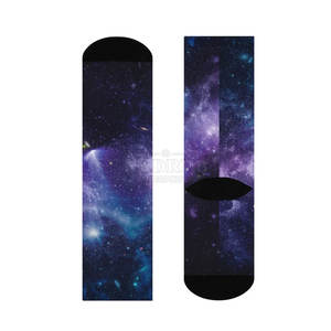 Chaussettes de sublimation à la mode avec des motifs d'impression complets accrocheurs Chaussettes de sublimation douces avec évacuation de l'humidité - Product Image 4
