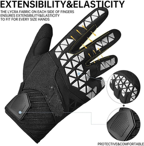 Gants de cyclisme nouvelle arrivée 2025, conception de logo personnalisée, gants de cyclisme pour hommes - Product Image 5