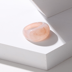VKME Resin Colorful Women Jewelry <b>Chunky</b> <b>Ring</b> New Design Acrylic <b>Ring</b> - Product Image 2