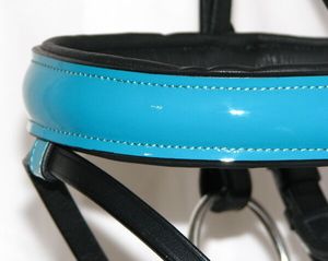 Cheval CHEVAL BRIDE DELUXE ANATOMIQUE EN CUIR ÉLEVÉ Meilleure nouvelle bride anatomique Cheval bride anatomique en cuir - Product Image 5