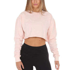 Vente en gros de vêtements de rue de haute qualité sweats à col rond décontractés à manches longues pour femmes chemise de sueur chemises de survêtement 2026 - Product Image 3