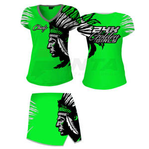 Uniforme de cheerleading à quantité minimale de commande basse le plus récent, concevez votre propre produit Uniformes de fille Cheerl à vendre - Product Image 4