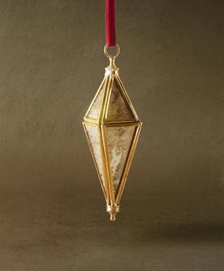 Ornement suspendu d'arbre de Noël en fer métallique en forme de flocons de neige de haute qualité d'Inde à un prix raisonnable - Product Image 4