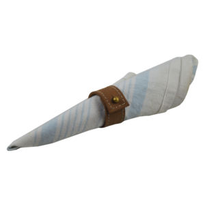 Anneaux de serviette en cuir véritable de conception antique décor rustique de fête de mariage d'hôtel pour des tables à manger pour des mariages et des événements - Product Image 6