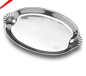 Nouveau plateau de service élégant plateau en métal argenté pour hôtels et restaurants - Product Image 3