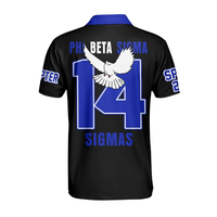 Phi Beta Sigma 1914 – Écharpe tricotée personnalisée écologique en polyester/coton 220 GSM, broderie chenille Divine Nine pour la Fraternité Grecque