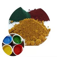 Pigment jaune d'oxyde de fer en poudre fine de bonne qualité pour ciment béton brique asphalte