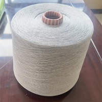 Fil de polyester filé recyclé pur PP 100% noir super noir tissage à tricoter NE 16S 20S 30S 40S 42S 45S 60S