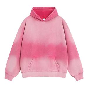 Top qualité 100% coton blanc épais polaire poids lourd surdimensionné pierre lavé impression personnalisée Logo hommes sweats à capuche - Product Image 6