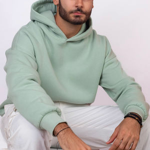 OEM Customized Logo Vintage Oversize Top Quality Fleece Sweatshirt Blank Stone Wash Hoodie Screen Printing Acid Washed Hoodies - Product Image 4