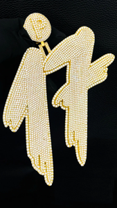 Pendentif Hip Hop en or Moissanite VVS1 entièrement personnalisé pour bijoux de mode pour hommes et femmes - Product Image 4