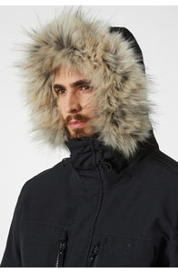 Chaqueta Parka de Forro Polar Cálida para Hombre, Temporada de Invierno, con Capucha Térmica, Ecológica, con Logotipo Frontal, Diseño OEM, Informal - Product Image 6