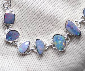 กำไลสองชิ้นสำหรับเป็นของขวัญกำไลข้อมือเงินแท้ขนาด8นิ้วจากออสเตรเลียสำหรับ925 - Product Image 4