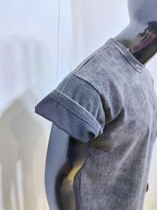 Camiseta personalizada LOGO DTG camiseta desgastada hombres para camisetas ropa de calle personalizada de gran tamaño de alta calidad Vintage lavado con ácido camisetas - Product Image 4