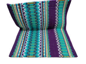 แผ่นรองอานม้าขนสัตว์นิวซีแลนด์คุณภาพสูงสั่งทำพิเศษ หลายสี ผสมเมทัลลิกแท้ ขนาด 34x42 - Product Image 5